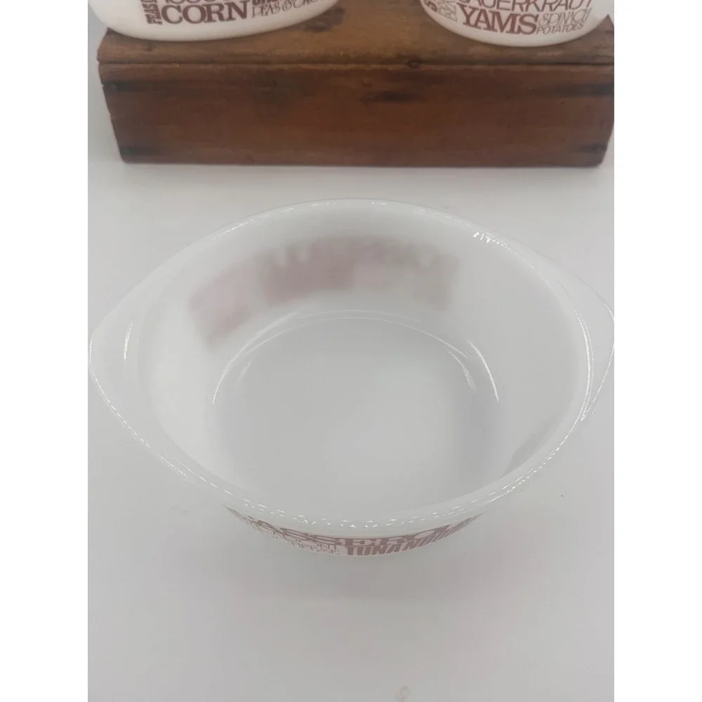 Glasbake vintage milk